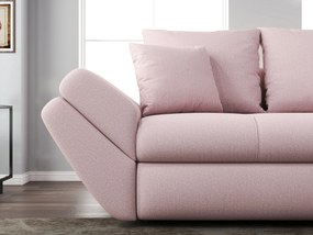 Canapea extensibilă dumonde cu ladă de depozitare si sezut confortabil din spuma high-density, Loana Enjoy Flamingo 250x100 cm