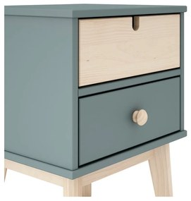 Noptieră de copii verde prăfuit Estefania – Marckeric