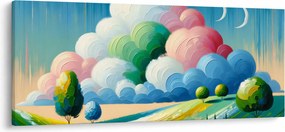 Tablou - Peisaj cu nor (120x50 cm)