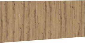 vidaXL Tăblie de pat cu LED, stejar artizanal, 200x1,5x80 cm, lemn