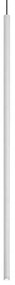 Pendul LED design tubular FILO SP1 BIANCO
