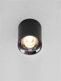 Spot LED aplicat diametru 7,2cm ANETO negru, NVL-9695151