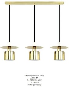 Lustra cu 3 pendule design modern SARDA