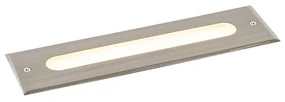 Spot modern de sol din oțel 30 cm cu LED inclus IP65 - Eline