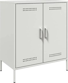 vidaXL Dulap, alb, 68x39x79 cm, oțel