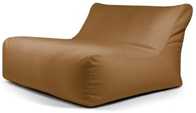 Fotoliu bean bag maro cu tapițerie din țesătură bouclé Sofa Lounge – SLOWDOWN