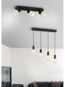 Spot WAILER 3xGU10/5W/230V negru Trio