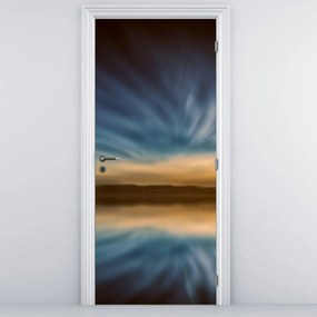 Fototapet pentru ușă - Far în mare (95x205cm)