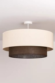 Brilagi - Plafonieră LED BOHO STYLE, 3x E27, 15W, 230V, Ø 60 cm, crem/maro