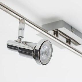 Spot LED 6xGU10/5W/230V crom lucios