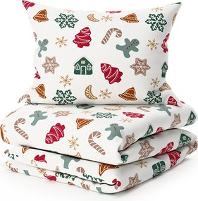Lenjerie de pat din polibumbac HOLLY POLY alba Dimensiune lenjerie de pat: 70 x 90 cm | 140 x 200 cm