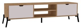 Comoda TV Nost - Sapphire Oak, Alb