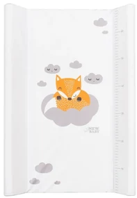 Saltea-suport de înfășat New Baby Fox alb , 50 x 70 cm