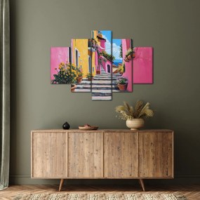 Tablou - Alee roz (150x105 cm)