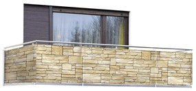 Paravan pentru balcon bej 500x85 cm - Maximex