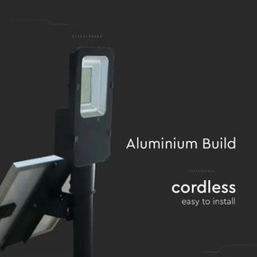 Lampă solară stradală LED reglabilă 50W 6,4V 4000K IP65 cu DO