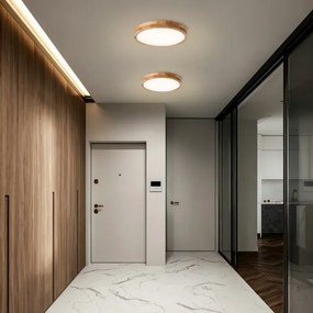 Brilagi - Plafonieră LED WOODLINE LED/24W/230V 3000/4000/6000K stejar Ø 30 cm