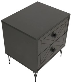 Măsuță de noptieră Luna Antracit