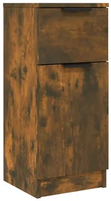 817000 vidaXL Dulap, stejar fumuriu, 30x30x70 cm, lemn prelucrat