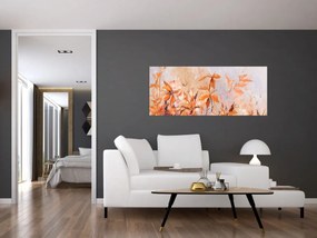 Tablou - Flori pictate (120x50 cm)