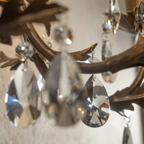 Aplică TERESA 5xE14/6W/230V bronz ONLI