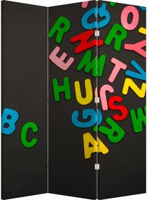 Paravan - Litere colorate (126x170 cm)