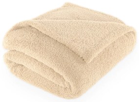 Pătură bej din micropluș/cocolino 150x200 cm Cocoon – Tiseco Home Studio