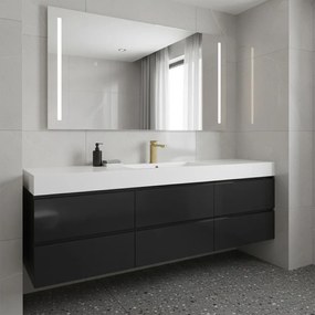 Baterie lavoar Rea Arlo auriu periat