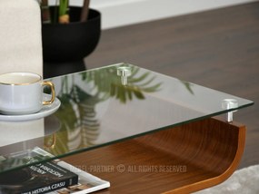 Măsuță de cafea Largus (nuc + negru). 1111645