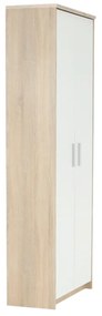 Dulap Birou JOHAN 2 NEW 05 Stejar Sonoma/Alb