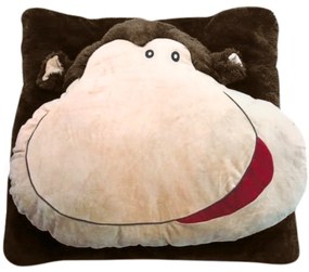 Perna pentru copii CUDDLI FRIENDS 70x70 cm plus - mai multe culori Culoare: Maro închis