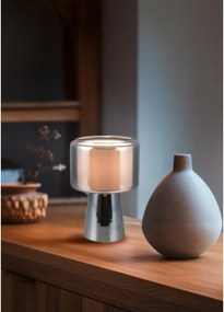 Veioză gri (înălțime 29 cm) Rocka – Trio