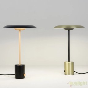 Veioza LED design deosebit HOSHI aurie/negru 28387
