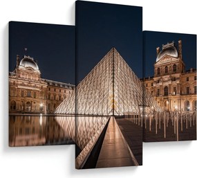 Tablou - Louvre noaptea (90x60 cm)