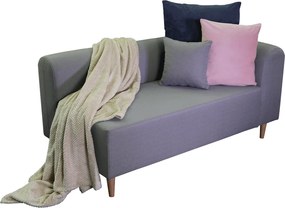 Pătură cu două feţe, bej-gri, 150x200, DEFANA TYP 2