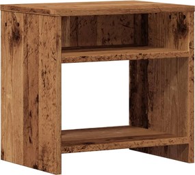 vidaXL Noptieră, lemn învechit, 40x30x40 cm, lemn prelucrat