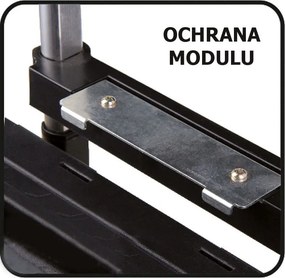 Cărucior pentru scule - 3 secțiuni, 2 sertare