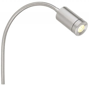 Aplica cu reader LED brat flexibil MILLY nickel