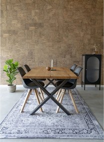 Covor Havana 200x300 cm alb-negru