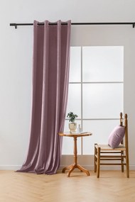 Draperie din catifea Culoare violet deschis, VELVET 140x250 cm Agatat: Inele metalice
