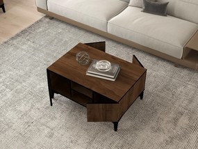 Măsuță de cafea Sumapi (nuc + negru) . 1093291