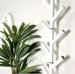 Cuier de perete metal 100 cm Three Homs, alb