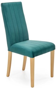 Scaun de sufragerie Delph (smaragd + stejar miere). 1039705