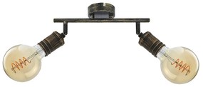 Lustra aplicata 2l design industrial Fidel auriu antic