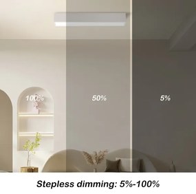 Immax NEO 07257L - LED LUNGO 20W/230V Wi-Fi Tuya albă, dimabil + DO