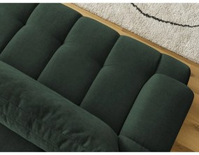 Canapea verde extensibilă/cu spațiu de depozitare 251 cm Fuji – Bobochic Paris