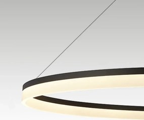 Lustra LED XXL circulara casa scarii Ara 150cm, Black