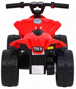 ATV Electric cu acumulator pentru copii NOVOKIDS™ Mini Monster , Lungime 70 cm, 3-6 ani , Max 30 kg , 6V, Rosu