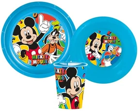 Disney Mickey set de masă, set din plastic