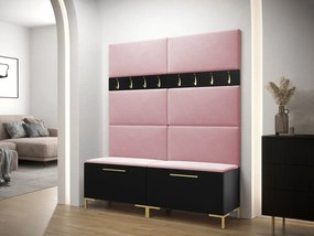Set mobilier hol Frisala II (Negru + Manila 09). 1060425